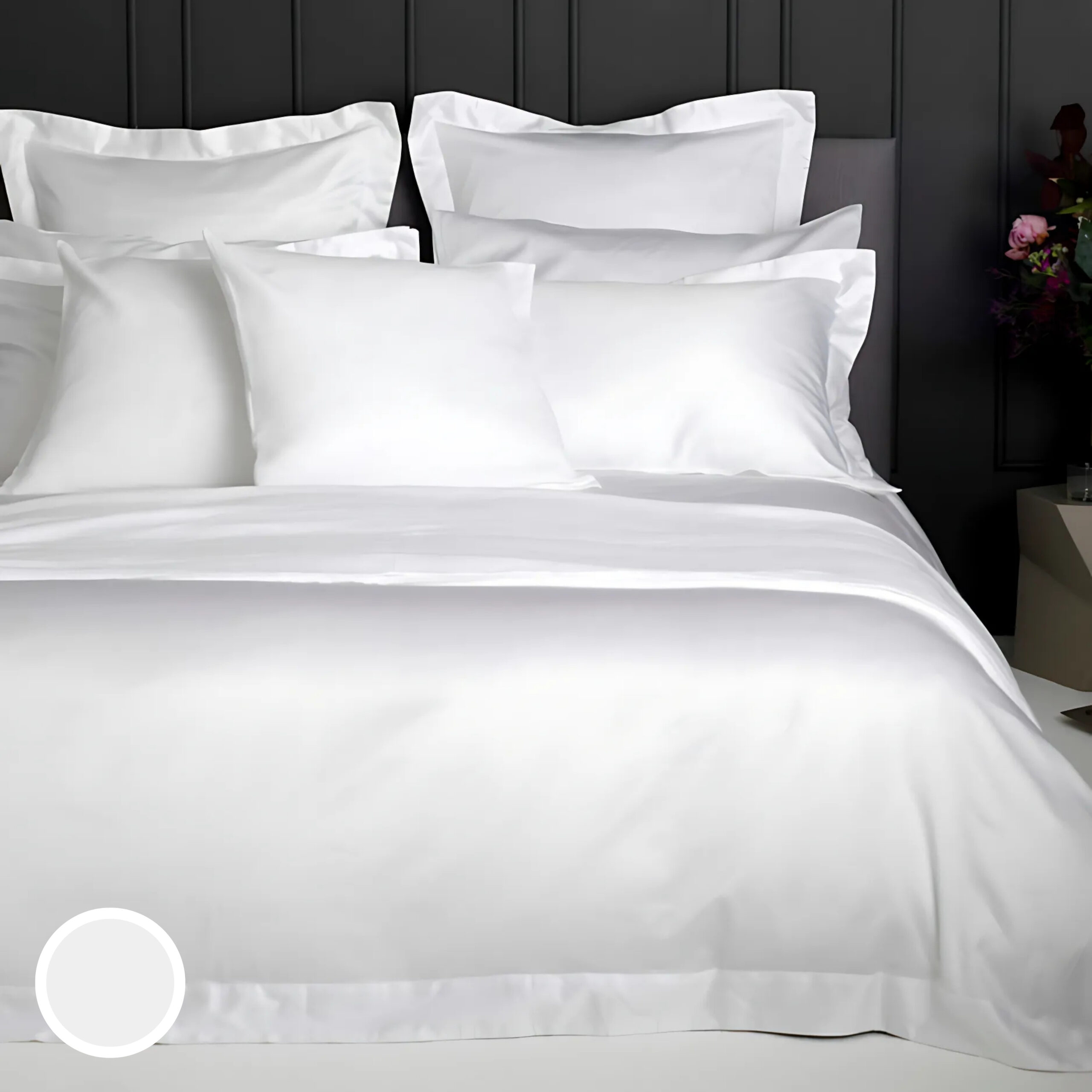 100 Cotton Percale Oxford Duvet Cover Set - 300TC - Image 1
