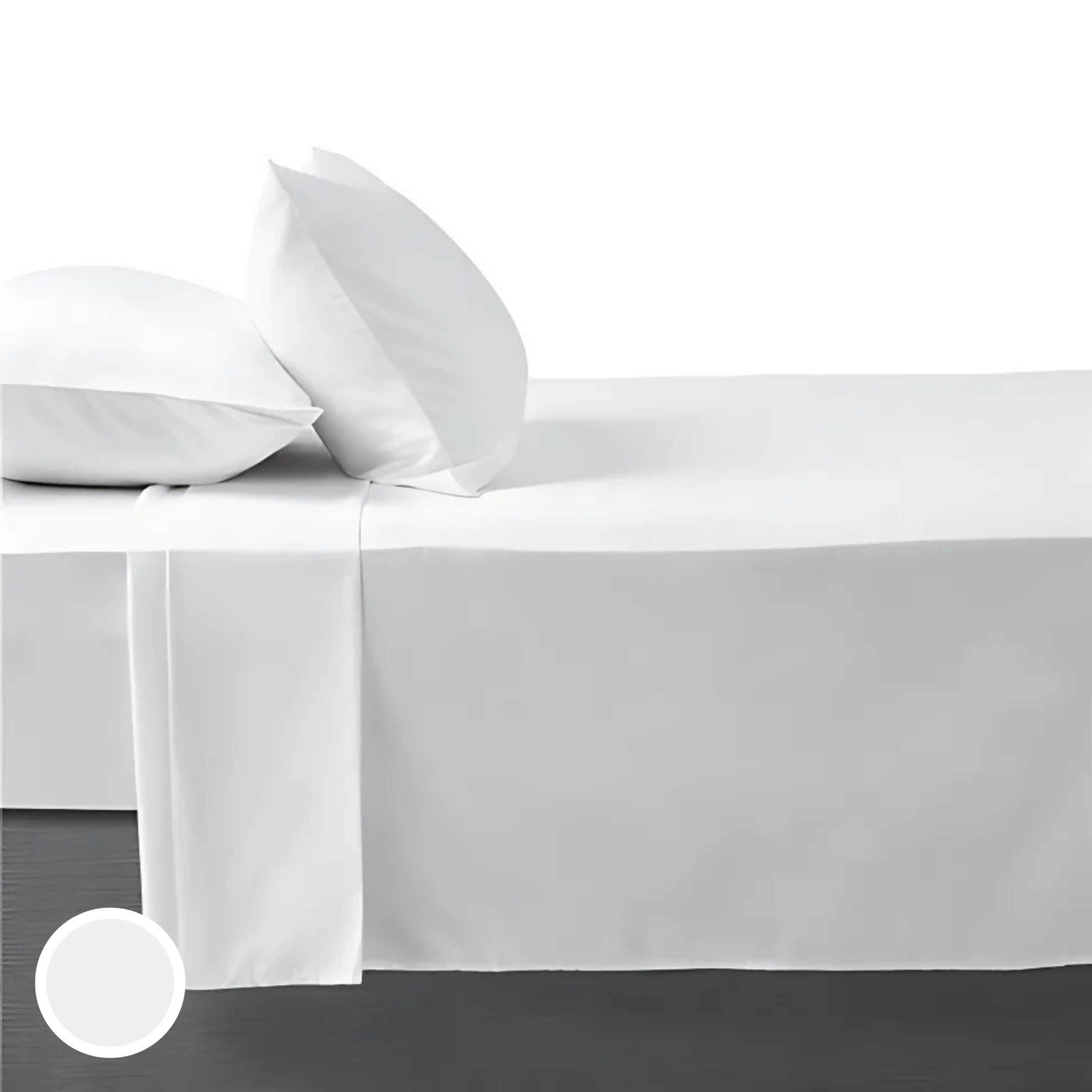 86 Cotton Percale Flat Sheet - 300TC - Image 1
